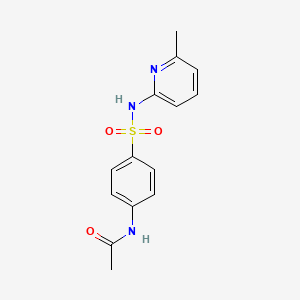 N-{4-[(6-methylpyridin-2-yl)sulfamoyl]phenyl}acetamide