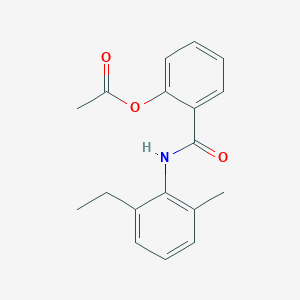 2-[(2-Ethyl-6-methylphenyl)carbamoyl]phenyl acetate