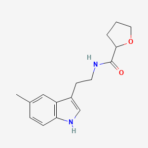 N-[2-(5-methyl-1H-indol-3-yl)ethyl]oxolane-2-carboxamide