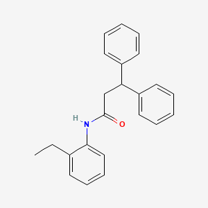 N-(2-ethylphenyl)-3,3-diphenylpropanamide