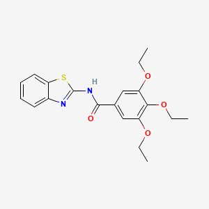 N-(1,3-benzothiazol-2-yl)-3,4,5-triethoxybenzamide