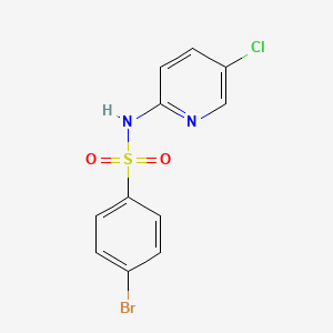 4-bromo-N-(5-chloropyridin-2-yl)benzenesulfonamide