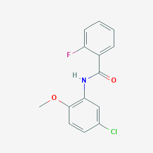 N-(5-Chloro-2-methoxyphenyl)-2-fluorobenzamide