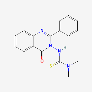 N,N-dimethyl-N'-(4-oxo-2-phenyl-3(4H)-quinazolinyl)thiourea