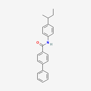 N-[4-(butan-2-yl)phenyl]biphenyl-4-carboxamide