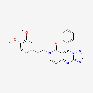 7-[2-(3,4-dimethoxyphenyl)ethyl]-9-phenylpyrido[4,3-d][1,2,4]triazolo[1,5-a]pyrimidin-8(7H)-one