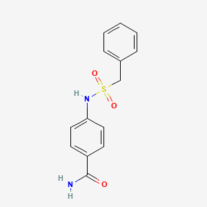 4-[(Benzylsulfonyl)amino]benzamide