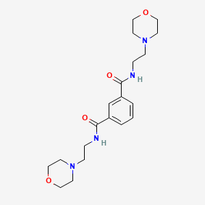 N,N'-bis[2-(morpholin-4-yl)ethyl]benzene-1,3-dicarboxamide