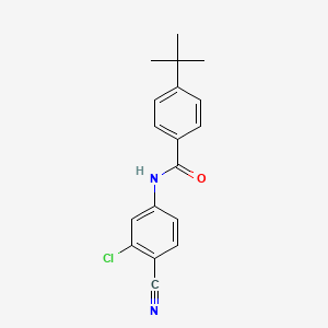 4-tert-butyl-N-(3-chloro-4-cyanophenyl)benzamide