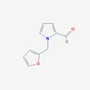 molecular formula C10H9NO2 B111796 1-(2-Furylmethyl)-1H-pyrrole-2-carbaldehyde CAS No. 13788-32-4