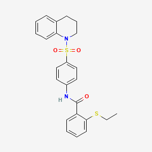 N-[4-(3,4-dihydroquinolin-1(2H)-ylsulfonyl)phenyl]-2-(ethylsulfanyl)benzamide