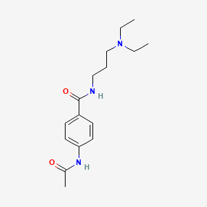 N-[3-(diethylamino)propyl]-4-acetamidobenzamide