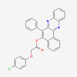 6-Phenylbenzo[a]phenazin-5-yl (4-chlorophenoxy)acetate