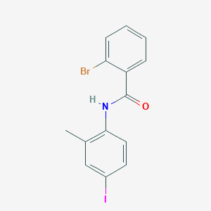 2-bromo-N-(4-iodo-2-methylphenyl)benzamide