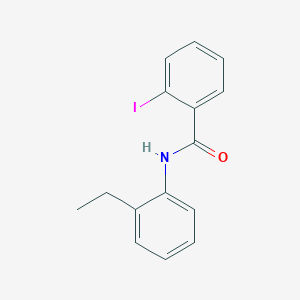 molecular formula C15H14INO B11179753 N-(2-ethylphenyl)-2-iodobenzamide CAS No. 333349-65-8