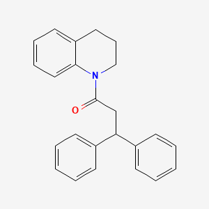 1-(3,4-dihydro-2H-quinolin-1-yl)-3,3-diphenylpropan-1-one