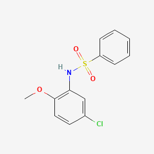 N-(5-chloro-2-methoxyphenyl)benzenesulfonamide