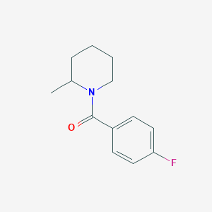 molecular formula C13H16FNO B11179897 (4-Fluorophenyl)(2-methylpiperidin-1-yl)methanone CAS No. 330469-30-2