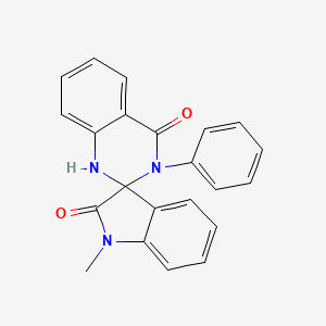 1-methyl-3'-phenyl-1'H-spiro[indole-3,2'-quinazoline]-2,4'(1H,3'H)-dione