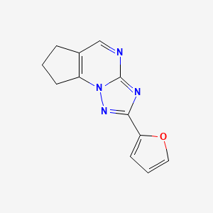 2-(2-furyl)-7,8-dihydro-6H-cyclopenta[e][1,2,4]triazolo[1,5-a]pyrimidine