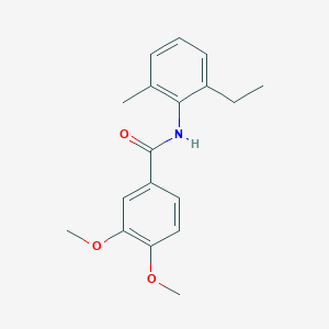 N-(2-ethyl-6-methylphenyl)-3,4-dimethoxybenzamide