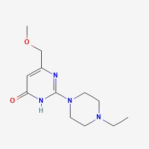 2-(4-ethylpiperazin-1-yl)-6-(methoxymethyl)pyrimidin-4(3H)-one