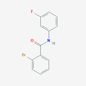 molecular formula C13H9BrFNO B11180268 2-bromo-N-(3-fluorophenyl)benzamide 