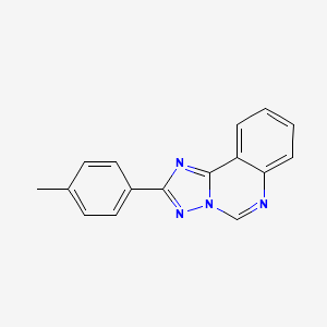 molecular formula C16H12N4 B11180345 [1,2,4]Triazolo[1,5-c]quinazoline, 2-(4-methylphenyl)- CAS No. 848053-13-4