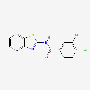 N-(1,3-benzothiazol-2-yl)-3,4-dichlorobenzamide