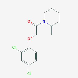 2-(2,4-Dichlorophenoxy)-1-(2-methylpiperidin-1-yl)ethanone