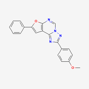 2-(4-Methoxyphenyl)-8-phenylfuro[3,2-e][1,2,4]triazolo[1,5-c]pyrimidine