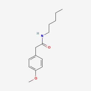 2-(4-methoxyphenyl)-N-pentylacetamide