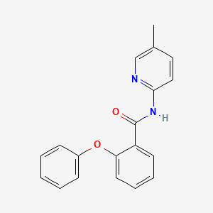 molecular formula C19H16N2O2 B11180507 N-(5-methylpyridin-2-yl)-2-phenoxybenzamide 