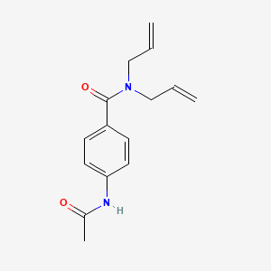 4-(acetylamino)-N,N-di(prop-2-en-1-yl)benzamide