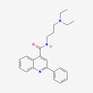 N-[3-(diethylamino)propyl]-2-phenylquinoline-4-carboxamide