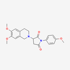 3-(6,7-dimethoxy-3,4-dihydroisoquinolin-2(1H)-yl)-1-(4-methoxyphenyl)pyrrolidine-2,5-dione