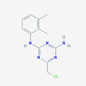 6-(chloromethyl)-N-(2,3-dimethylphenyl)-1,3,5-triazine-2,4-diamine