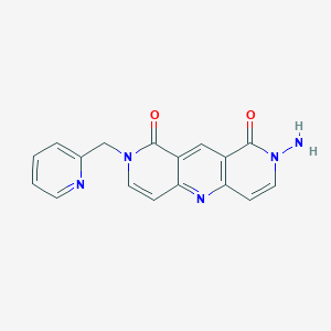 2-amino-8-(2-pyridylmethyl)pyrido[4,3-b][1,6]naphthyridine-1,9(2H,8H)-dione