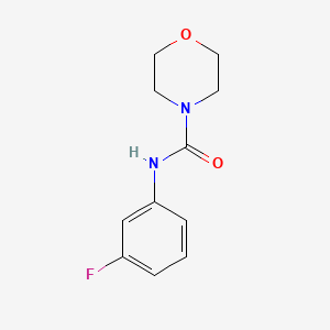 molecular formula C11H13FN2O2 B11180800 N-(3-fluorophenyl)morpholine-4-carboxamide 