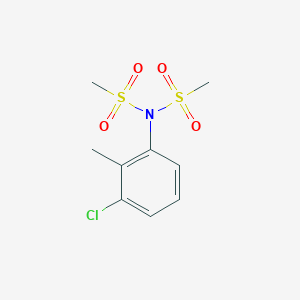 N-(3-chloro-2-methylphenyl)-N-(methylsulfonyl)methanesulfonamide