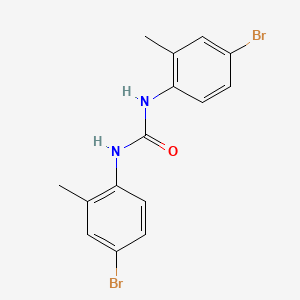 molecular formula C15H14Br2N2O B11180923 1,3-Bis(4-bromo-2-methylphenyl)urea 