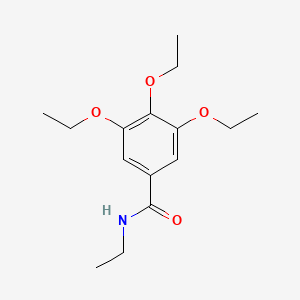 3,4,5-triethoxy-N-ethylbenzamide