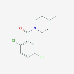 molecular formula C13H15Cl2NO B11181004 1-(2,5-Dichlorobenzoyl)-4-methylpiperidine 