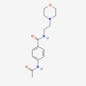 4-Acetylamino-N-(2-morpholin-4-yl-ethyl)-benzamide