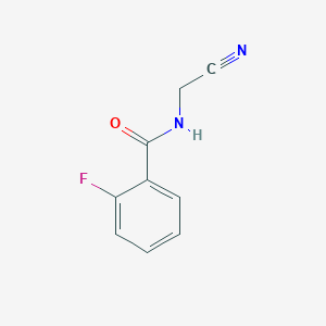 N-(cyanomethyl)-2-fluorobenzamide