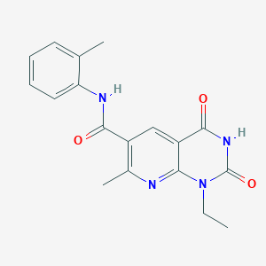 1-ethyl-7-methyl-N-(2-methylphenyl)-2,4-dioxo-1,2,3,4-tetrahydropyrido[2,3-d]pyrimidine-6-carboxamide