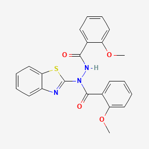 N'-(1,3-benzothiazol-2-yl)-2-methoxy-N'-(2-methoxybenzoyl)benzohydrazide