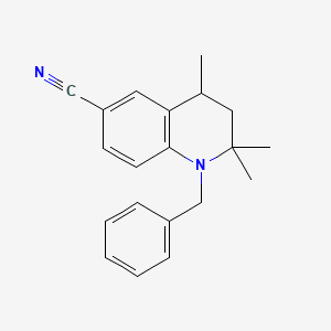 1-Benzyl-2,2,4-trimethyl-1,2,3,4-tetrahydroquinoline-6-carbonitrile