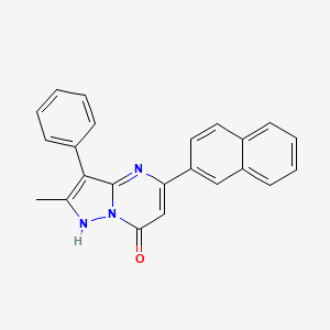 2-methyl-5-(naphthalen-2-yl)-3-phenylpyrazolo[1,5-a]pyrimidin-7(4H)-one