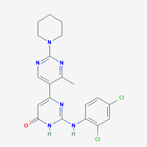 4'-methyl-2-[(2-methylphenyl)amino]-2'-piperidin-1-yl-4,5'-bipyrimidin-6(1H)-one